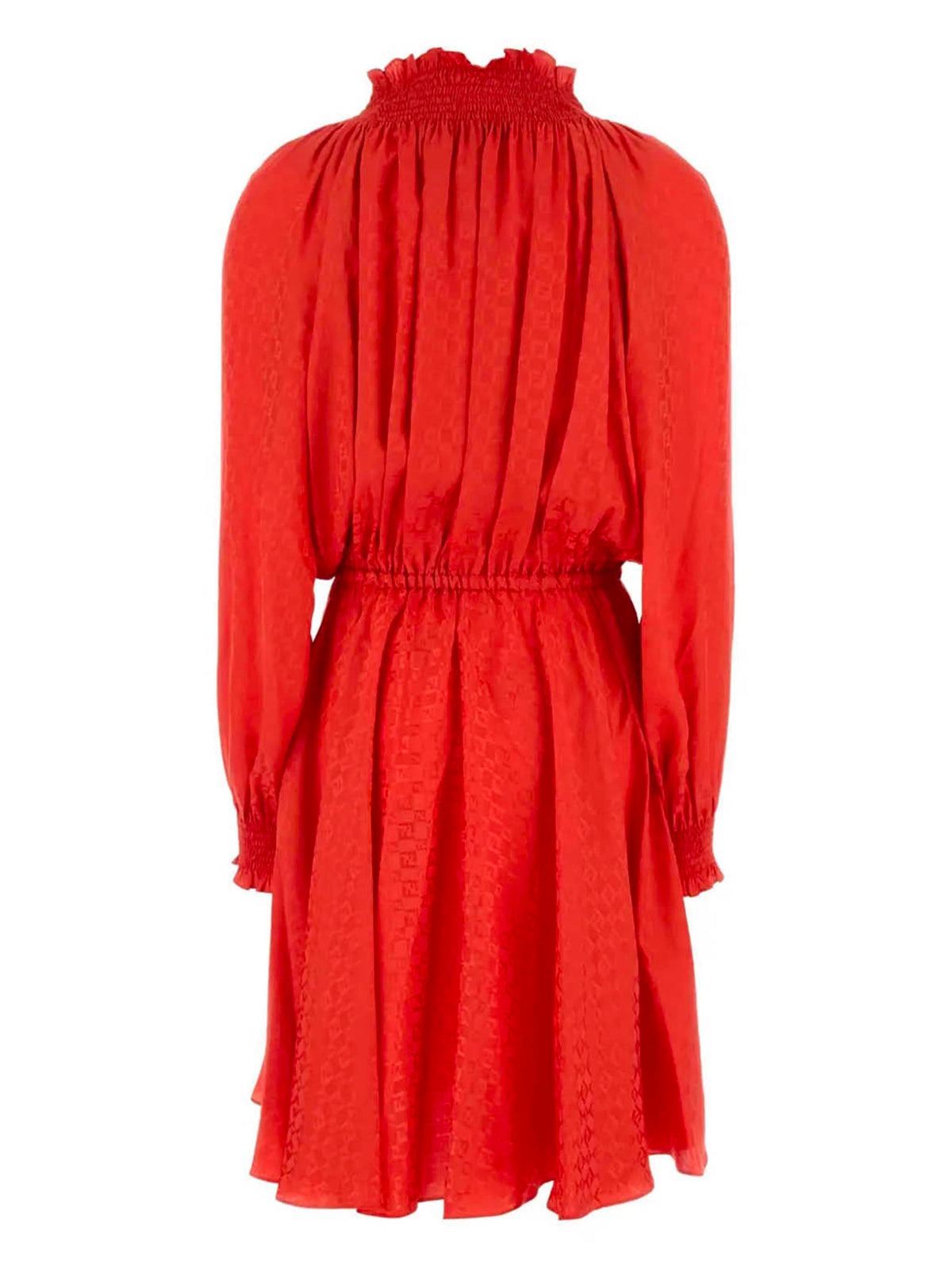 Jacquard silk dress