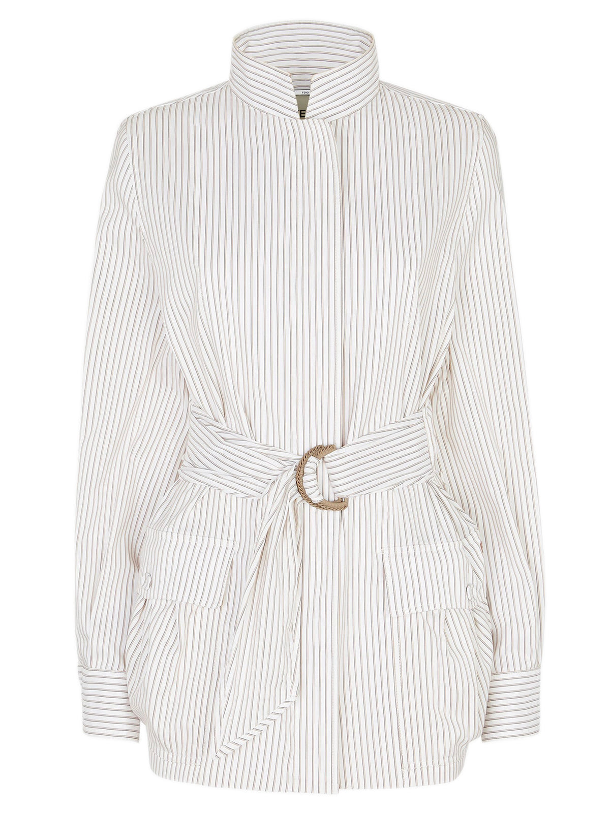 Cotton and silk blouson