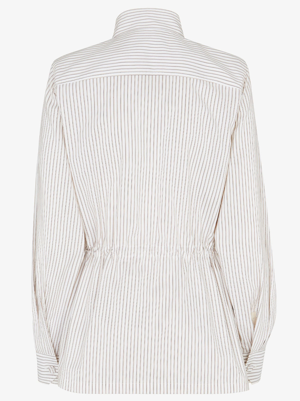 Cotton and silk blouson