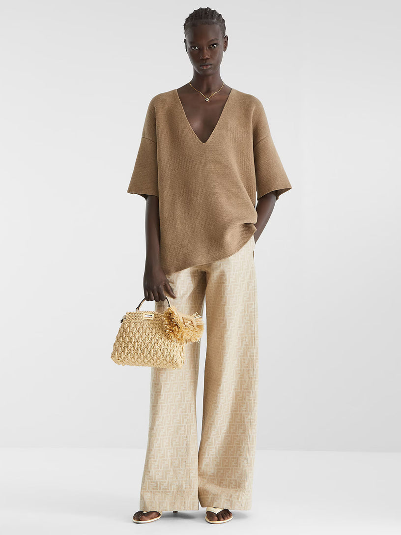 FF chambray trousers