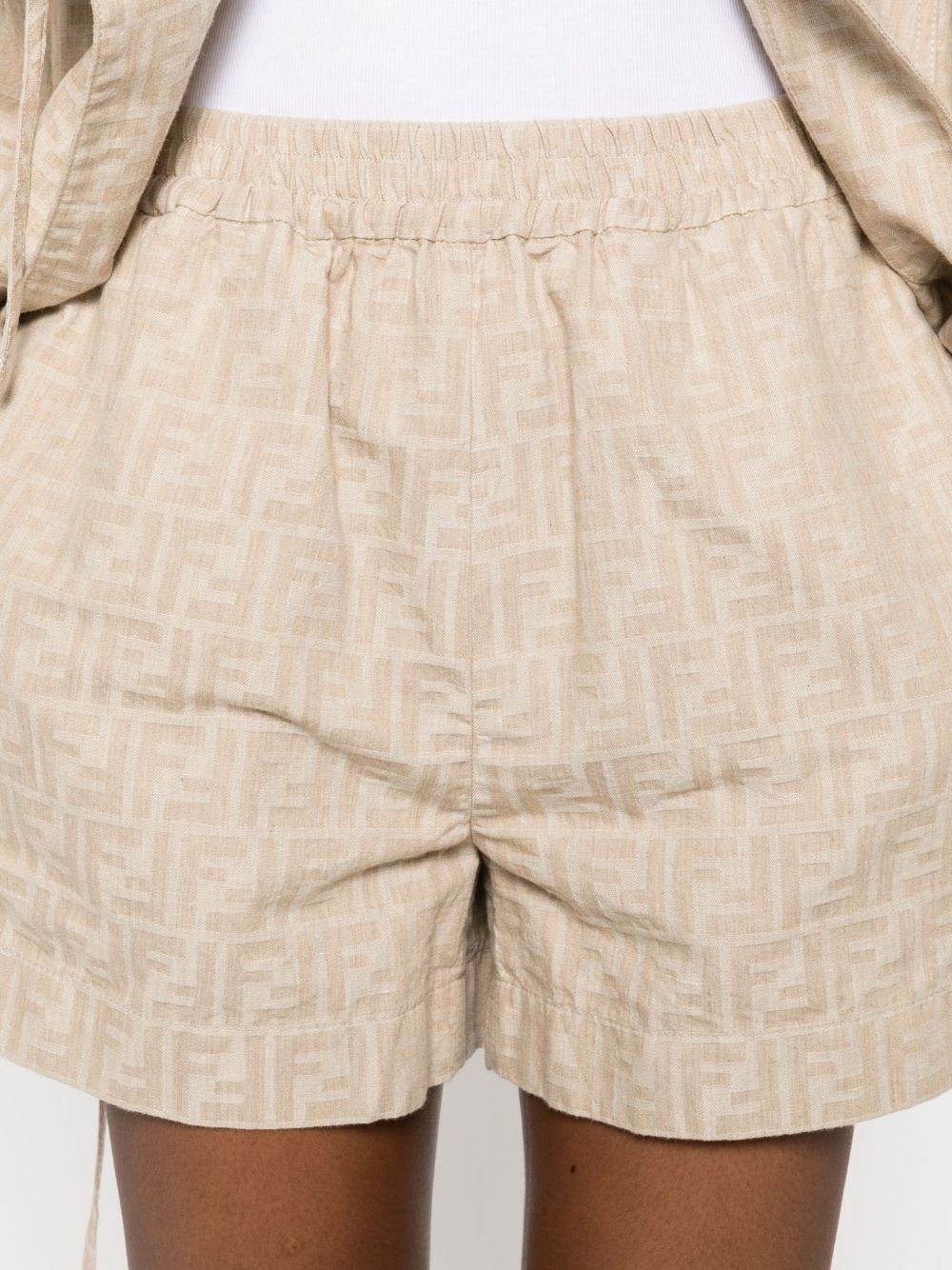 FF chambray shorts
