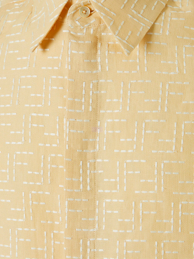 FF Jacquard Linen Shirt