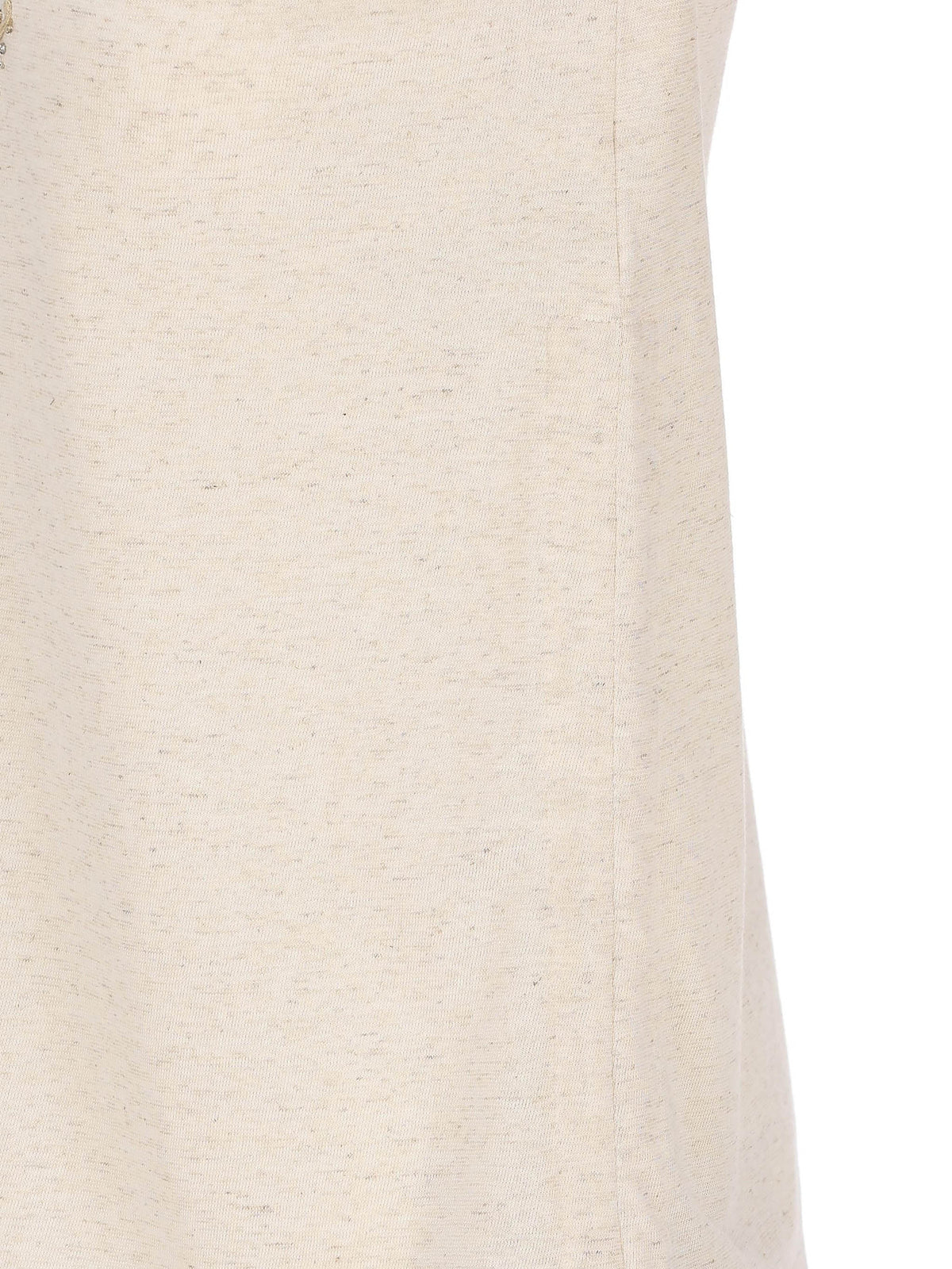 Cotton and linen tank top