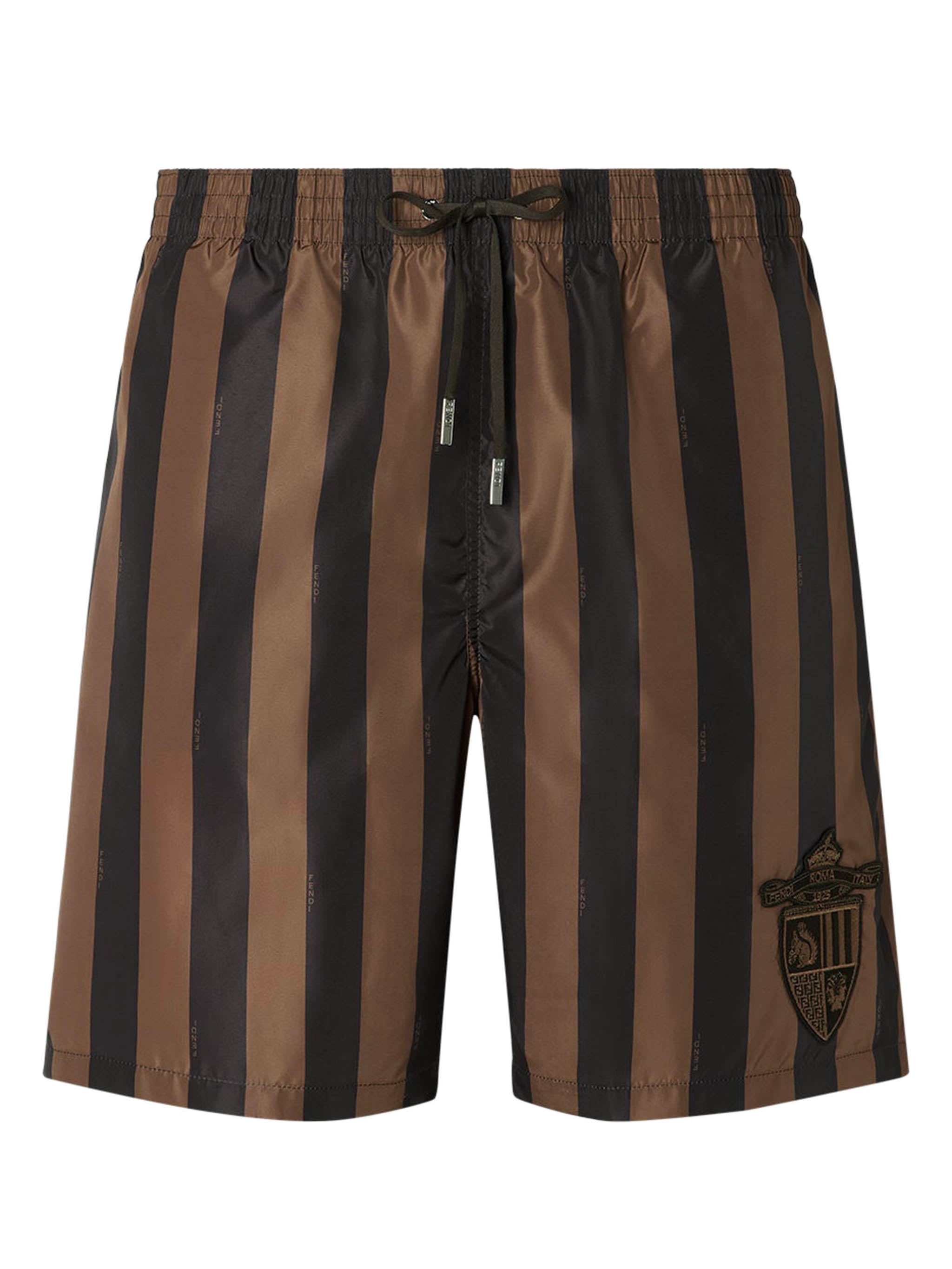 Swim Shorts FENDI Marrone | Grifo210 Swim Shorts FENDI Marrone | Grifo210