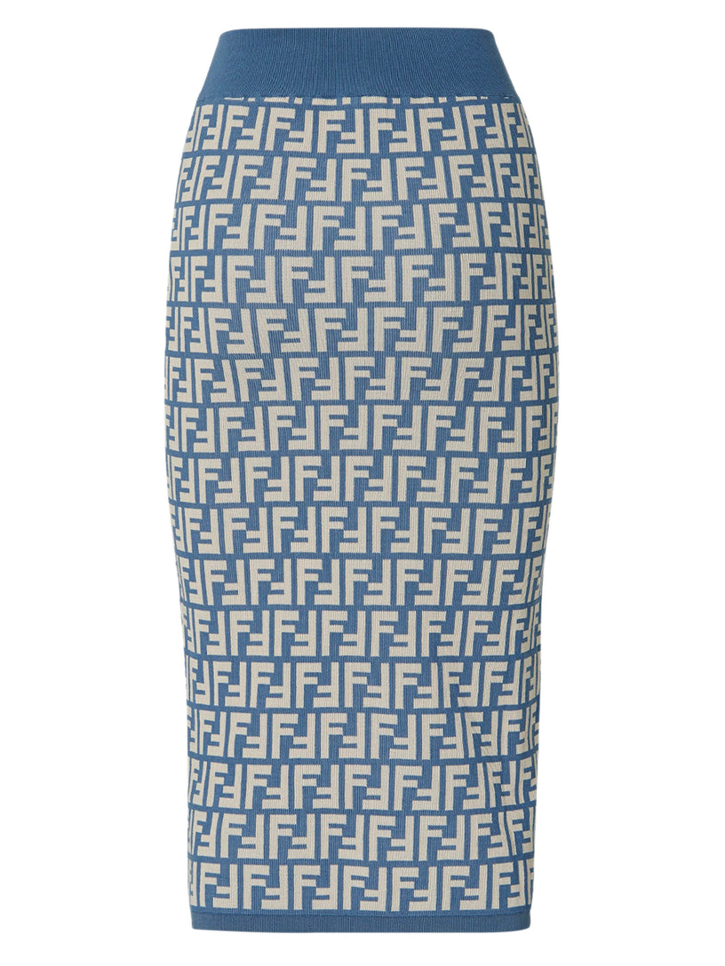FF blue cotton skirt