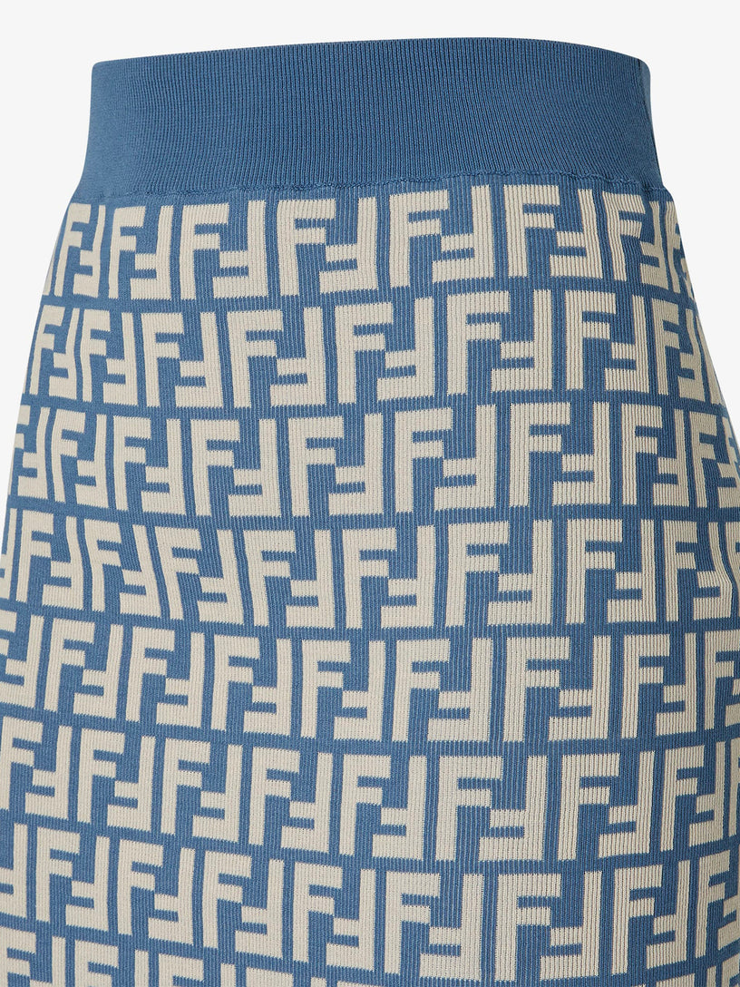 FF blue cotton skirt