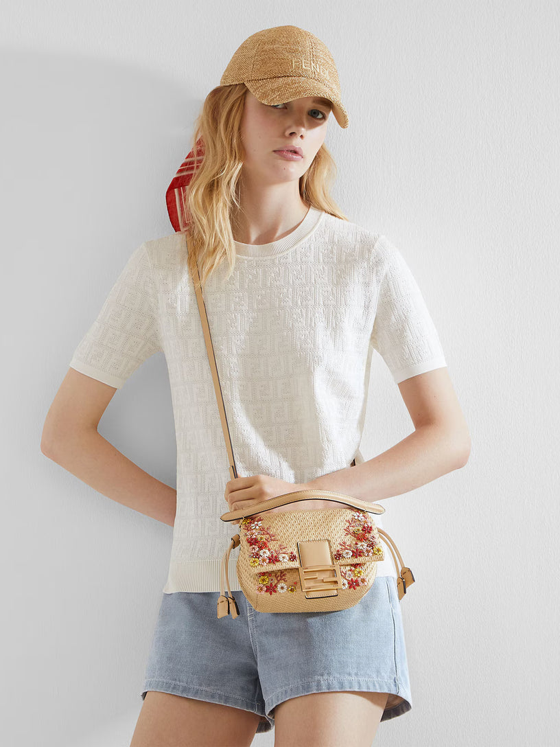 FF cotton and viscose sweater