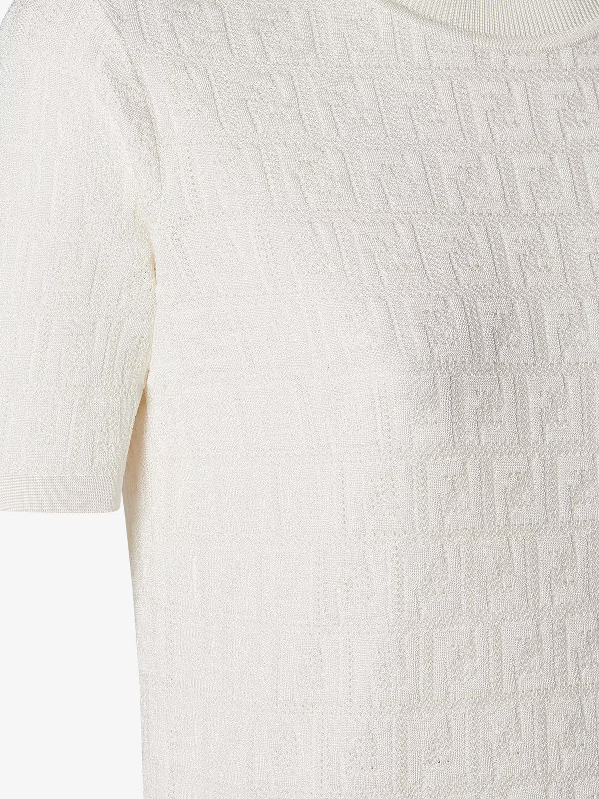 FF cotton and viscose sweater