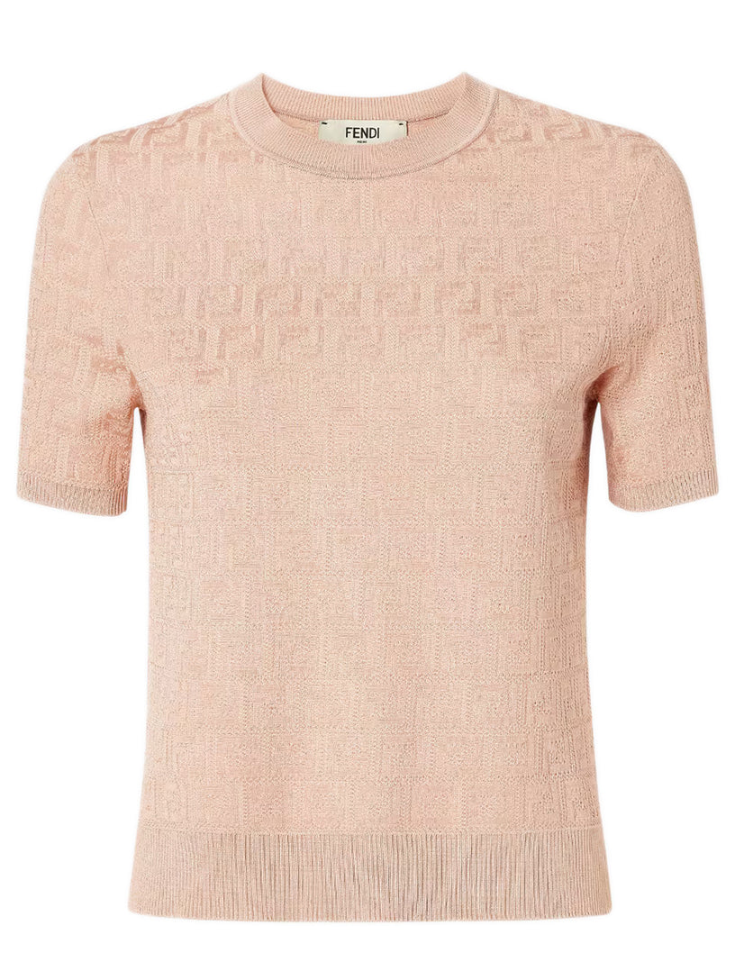 FF cotton and viscose sweater