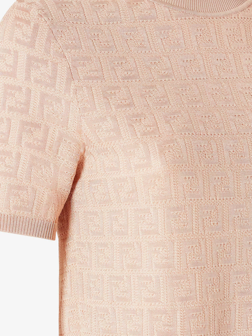 FF cotton and viscose sweater