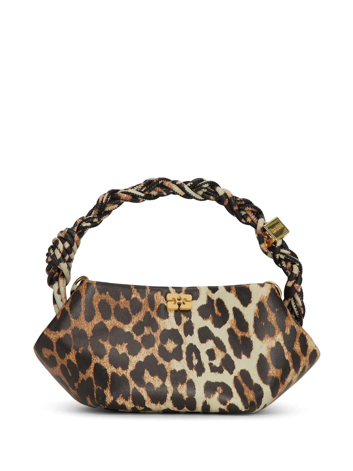 Mini GANNI Bou leopard bag