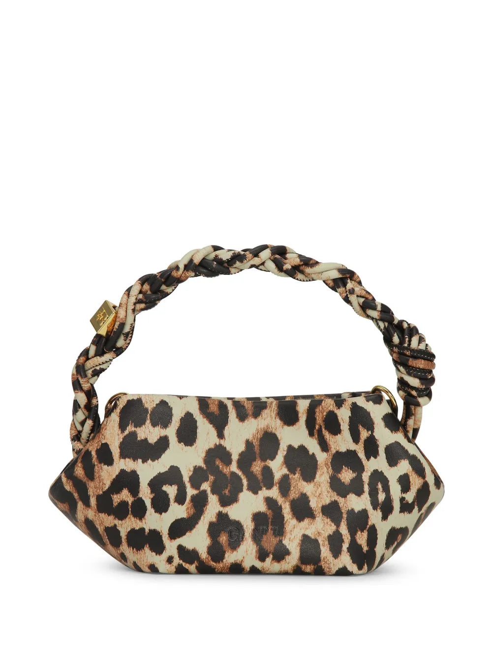 Mini GANNI Bou leopard bag