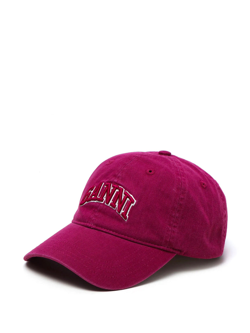 Cap with embroidered logo