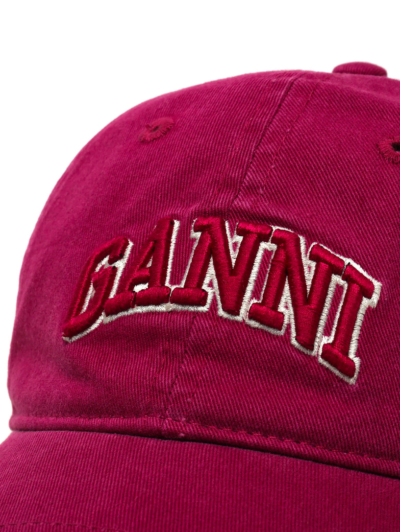 Cap with embroidered logo