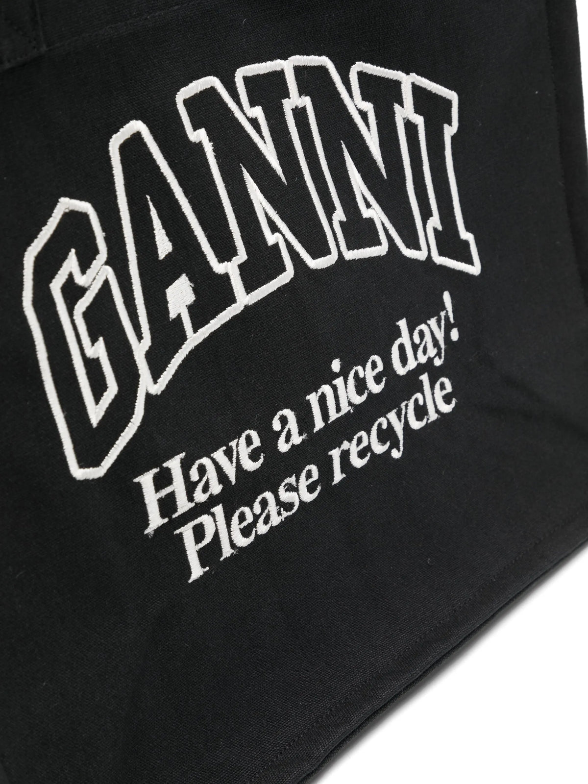 Tote bag with embroidery