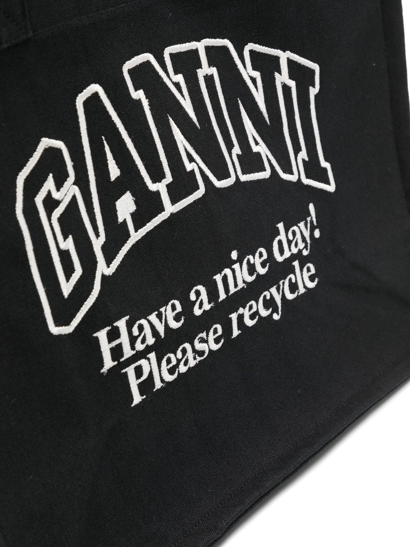 Tote bag with embroidery