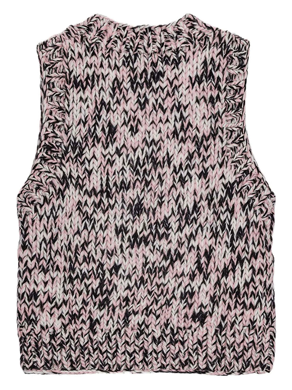 Graphic Handknit Vest