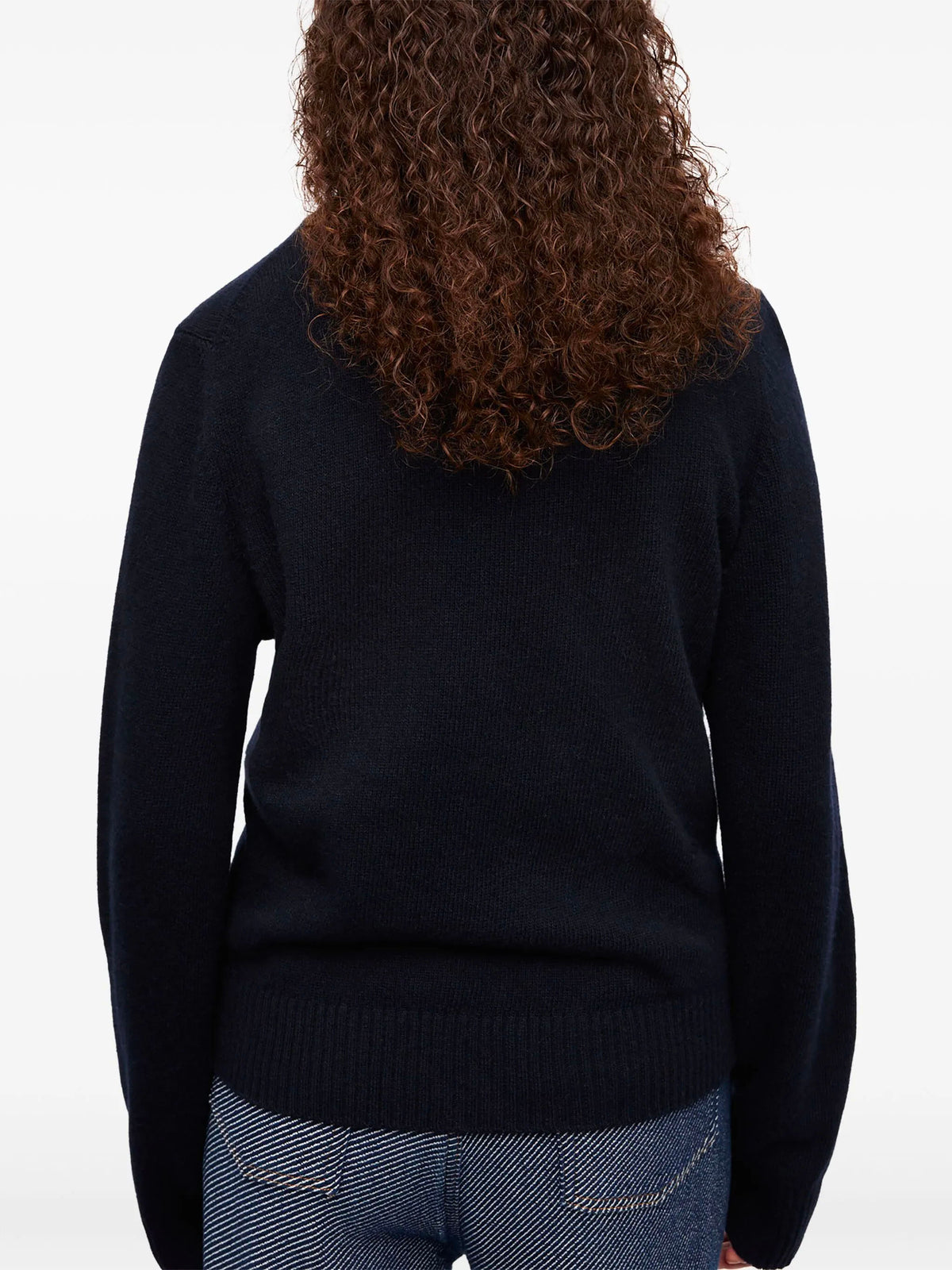 Wool Blend Baseball Sweater
