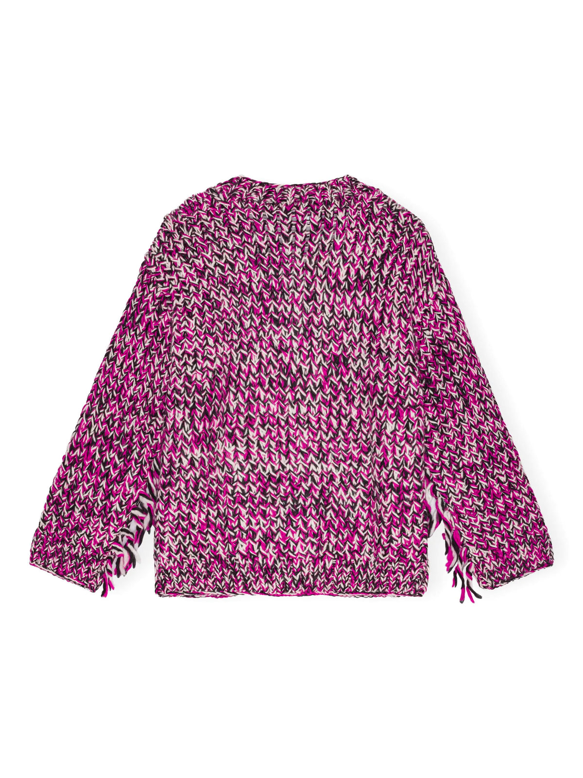Hand knitted wool cardigan