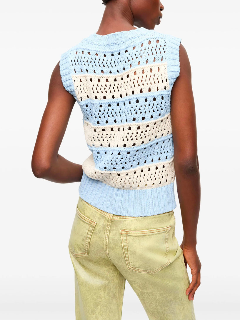 Striped vest