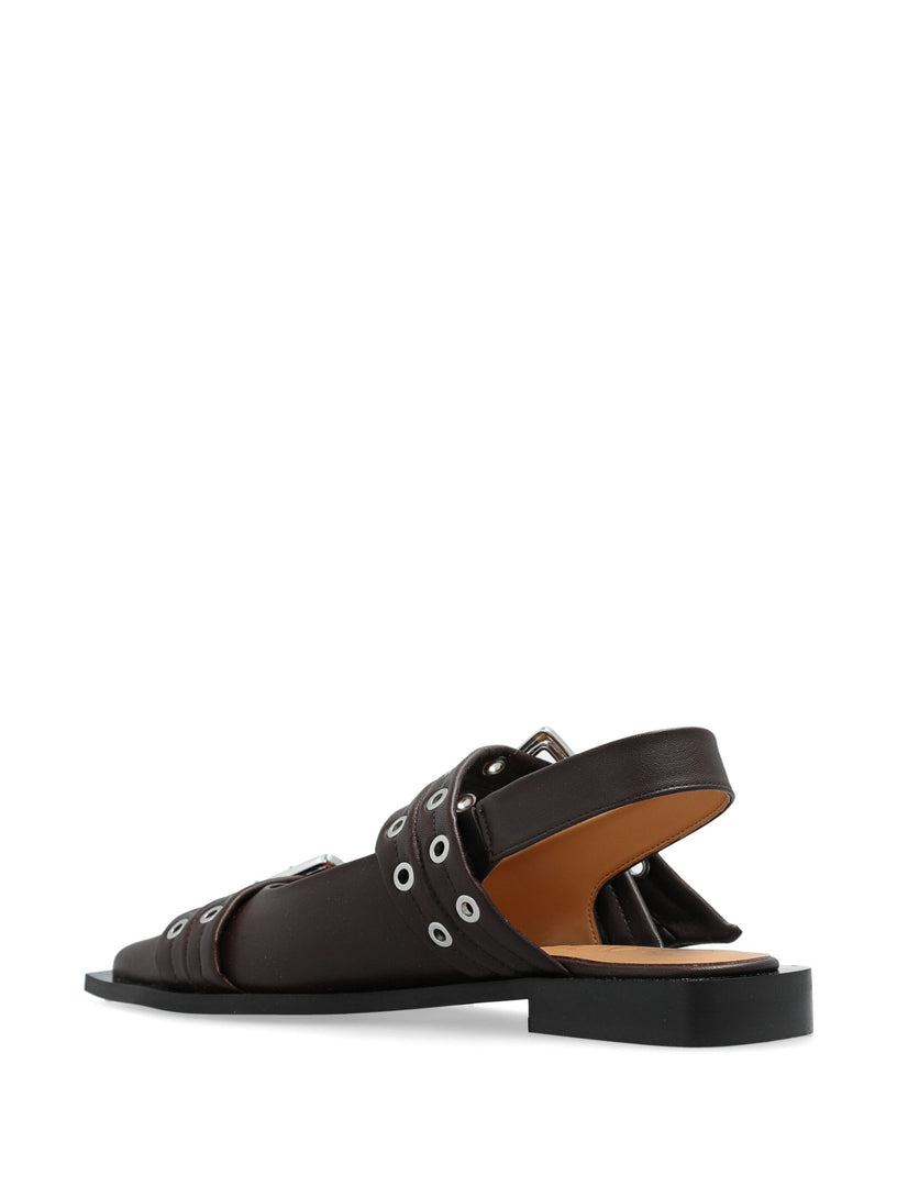 Feminine Buckle Ballerinas