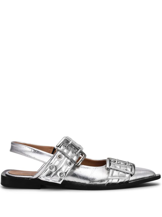 Buckle ballerinas
