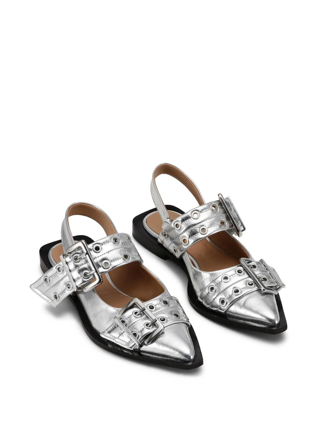 Buckle ballerinas