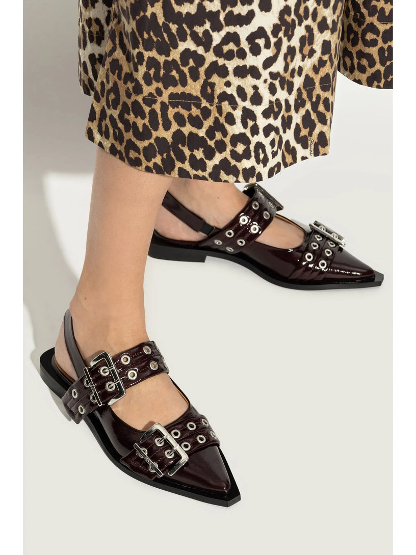 Buckle ballerinas