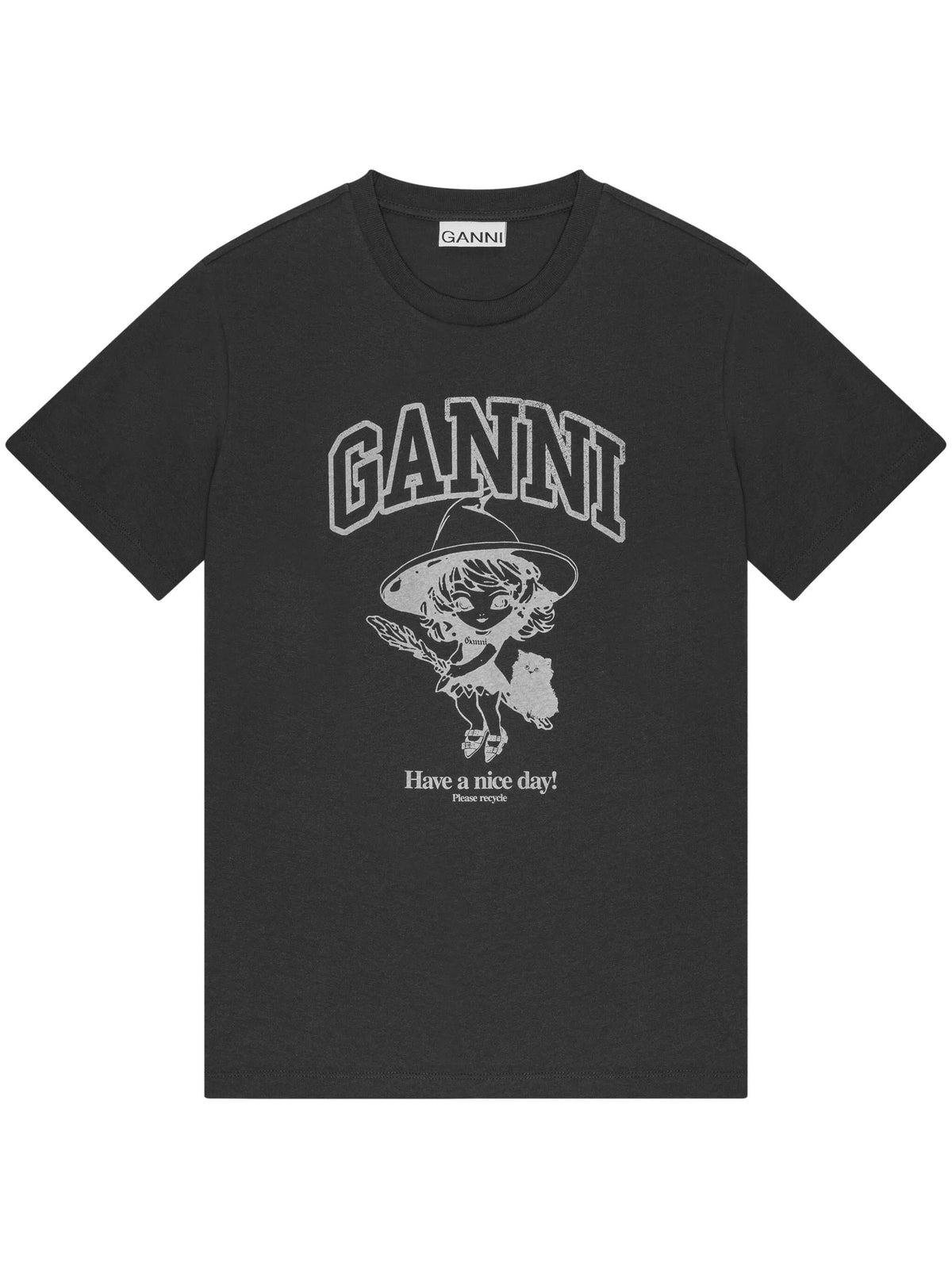 T-shirt with logo and print