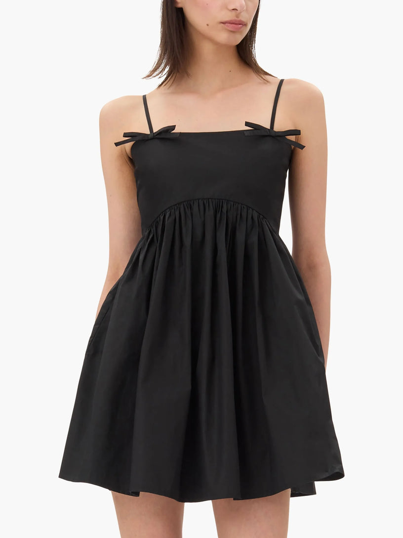 Poplin mini dress