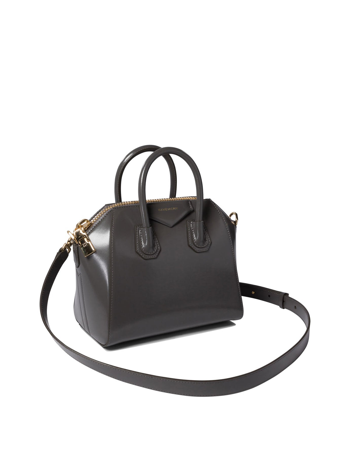Mini Antigona bag in Box leather
