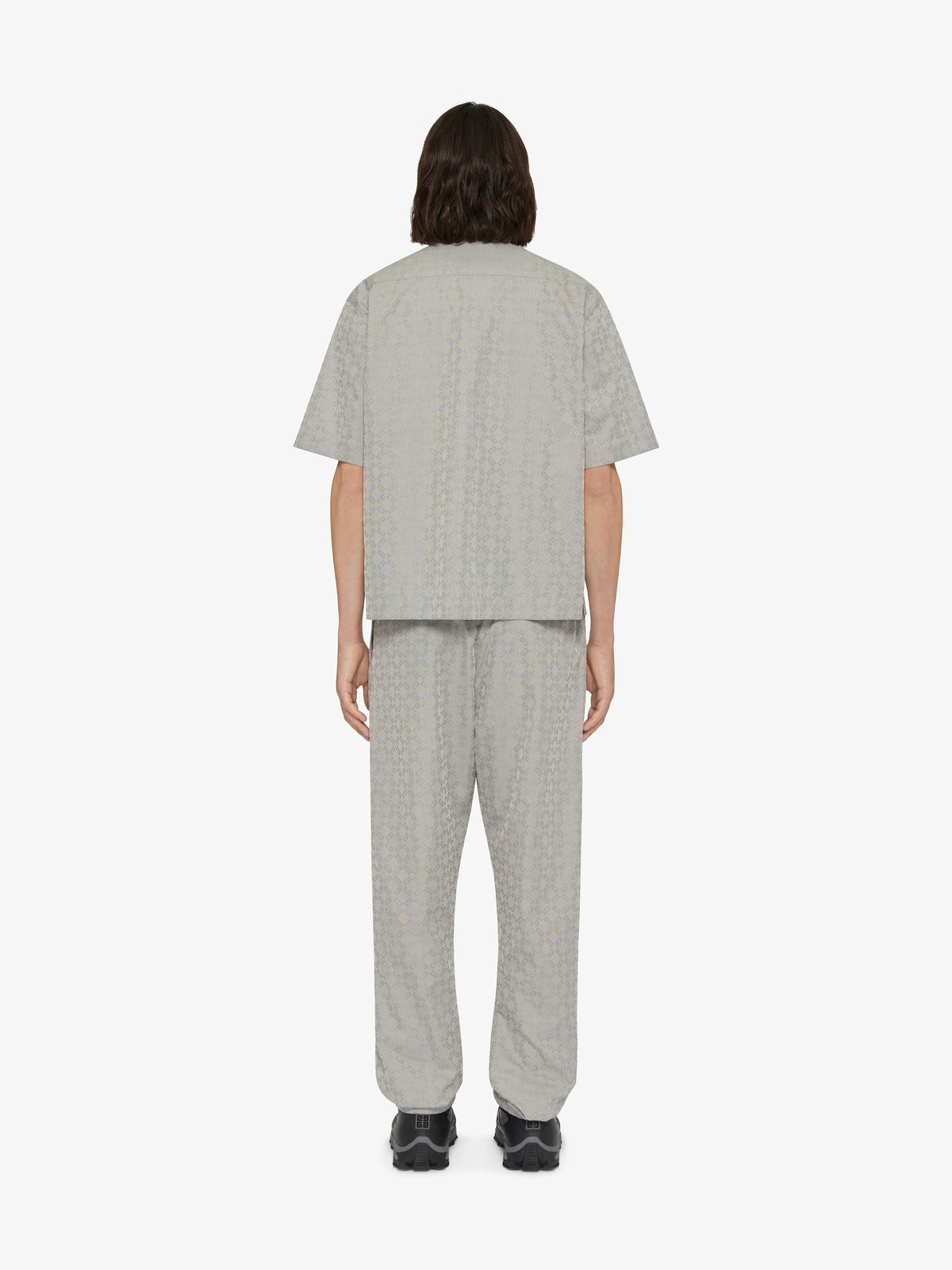 Monogram 72 jacquard zip shirt