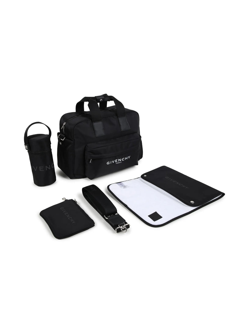 Logo-print changing bag