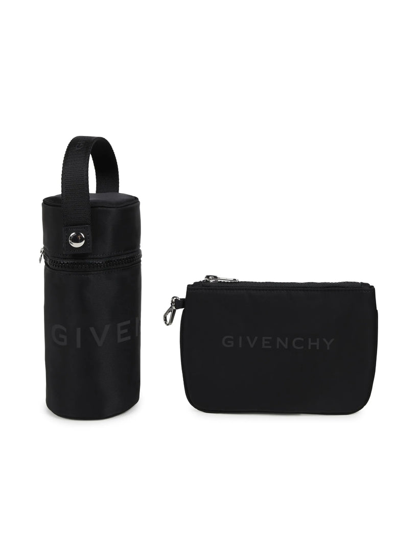 Logo-print changing bag