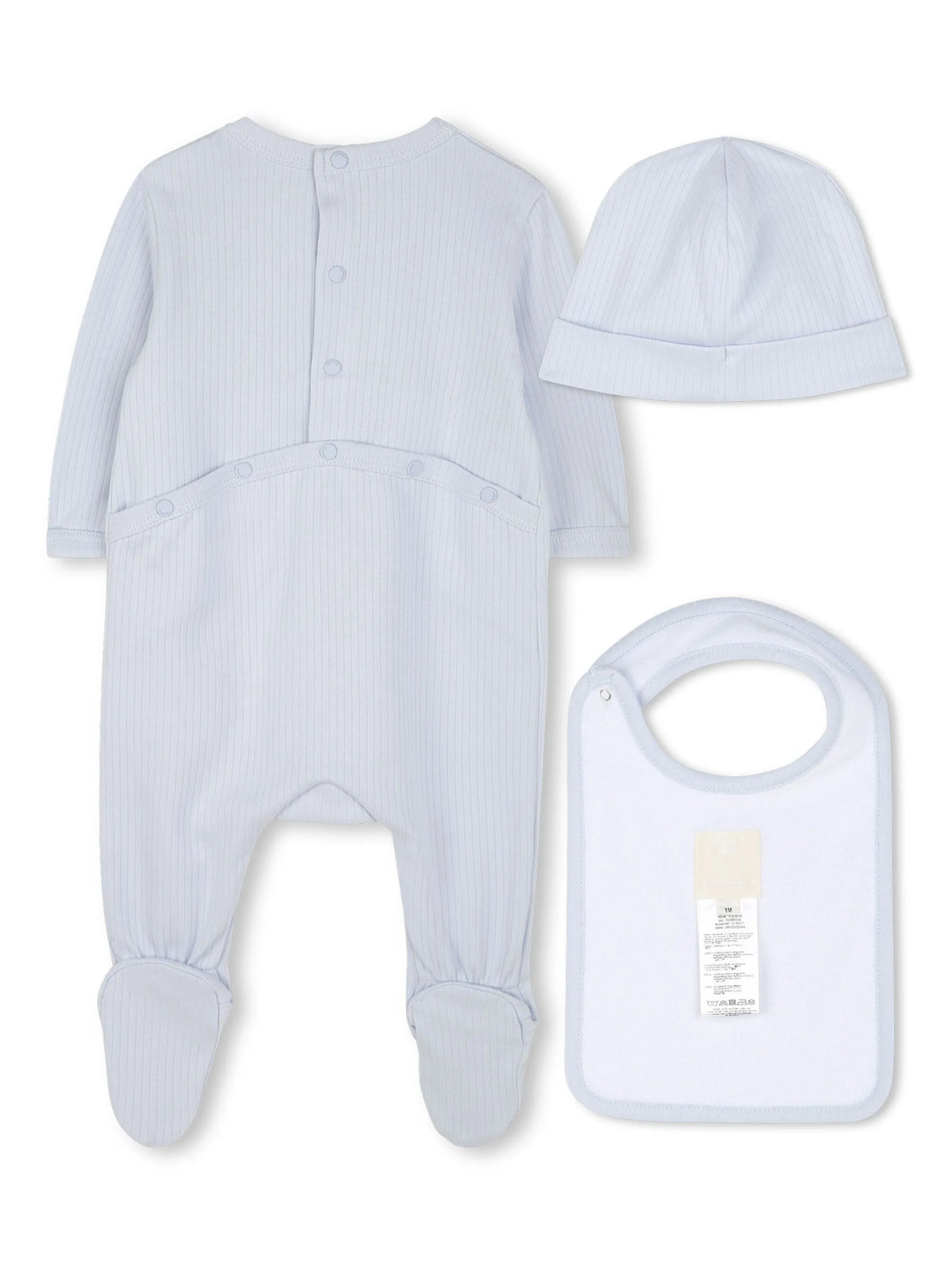 Logo-print babygrow set