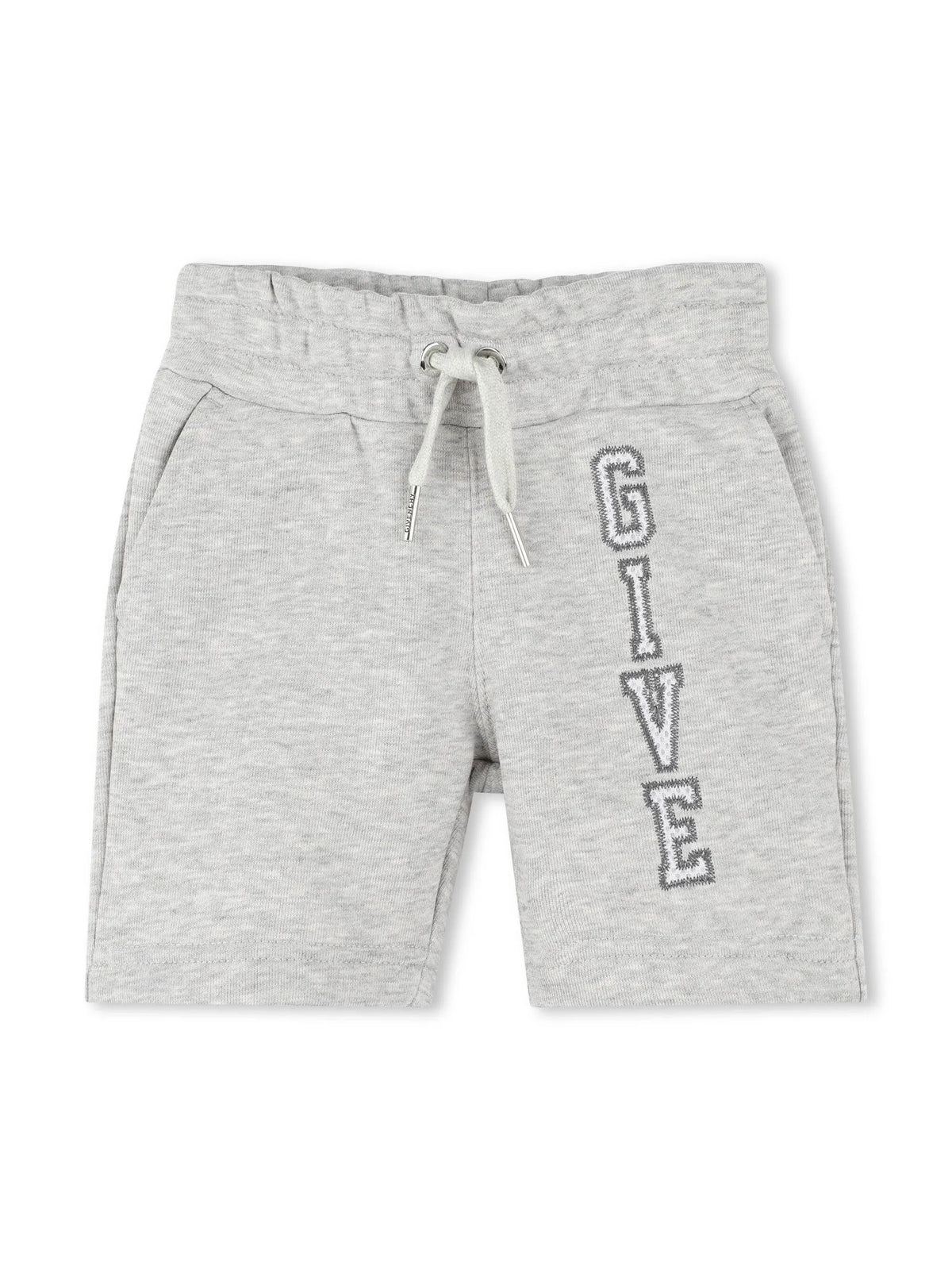 Logo-embroidered shorts