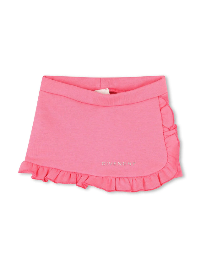Ruffle-trim shorts