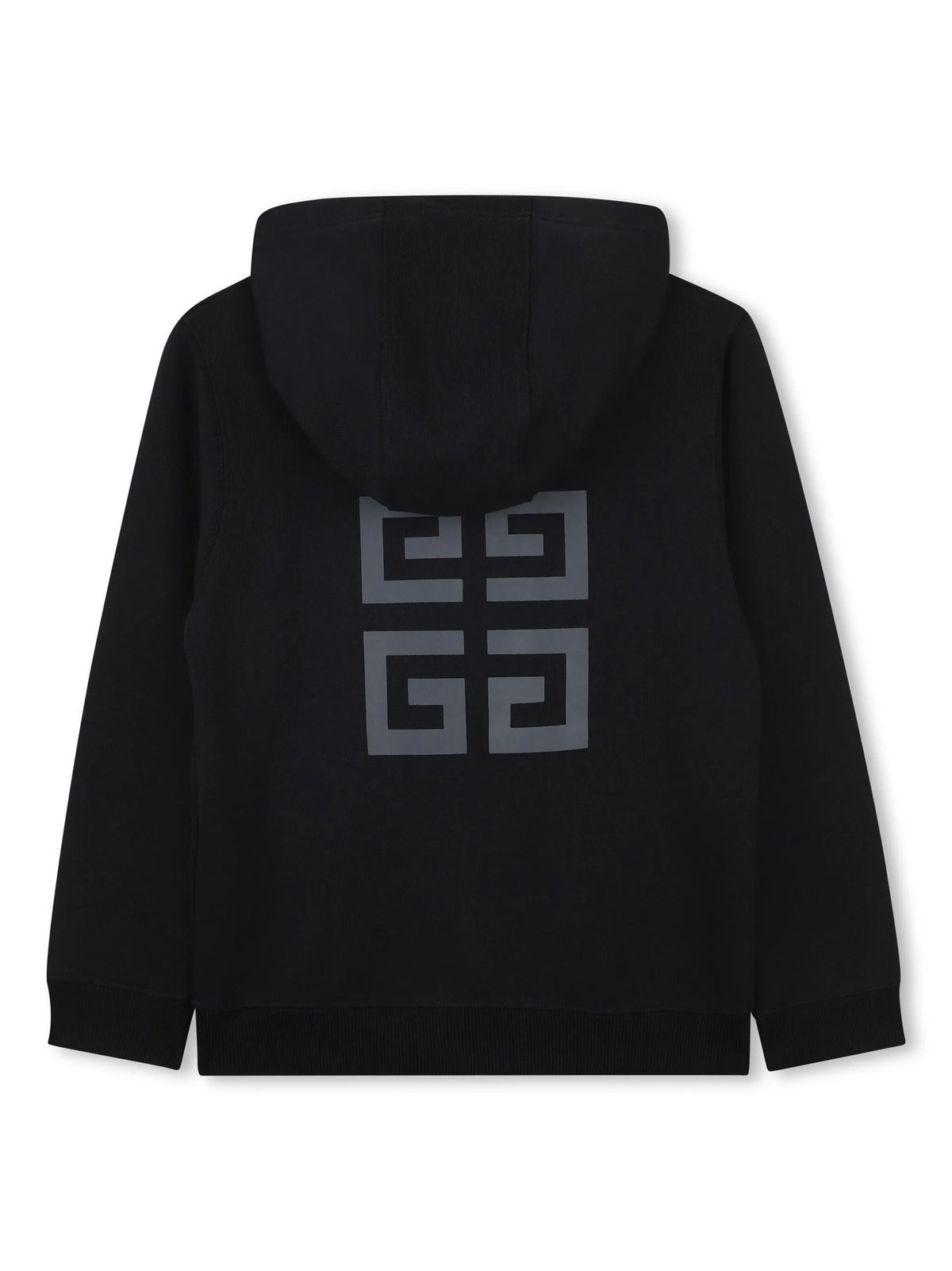 Logo-print zip-up hoodie
