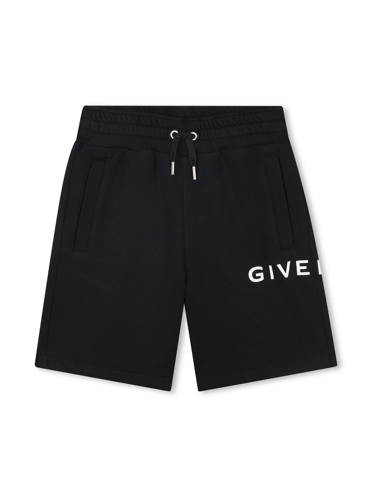 Logo-print fleece shorts