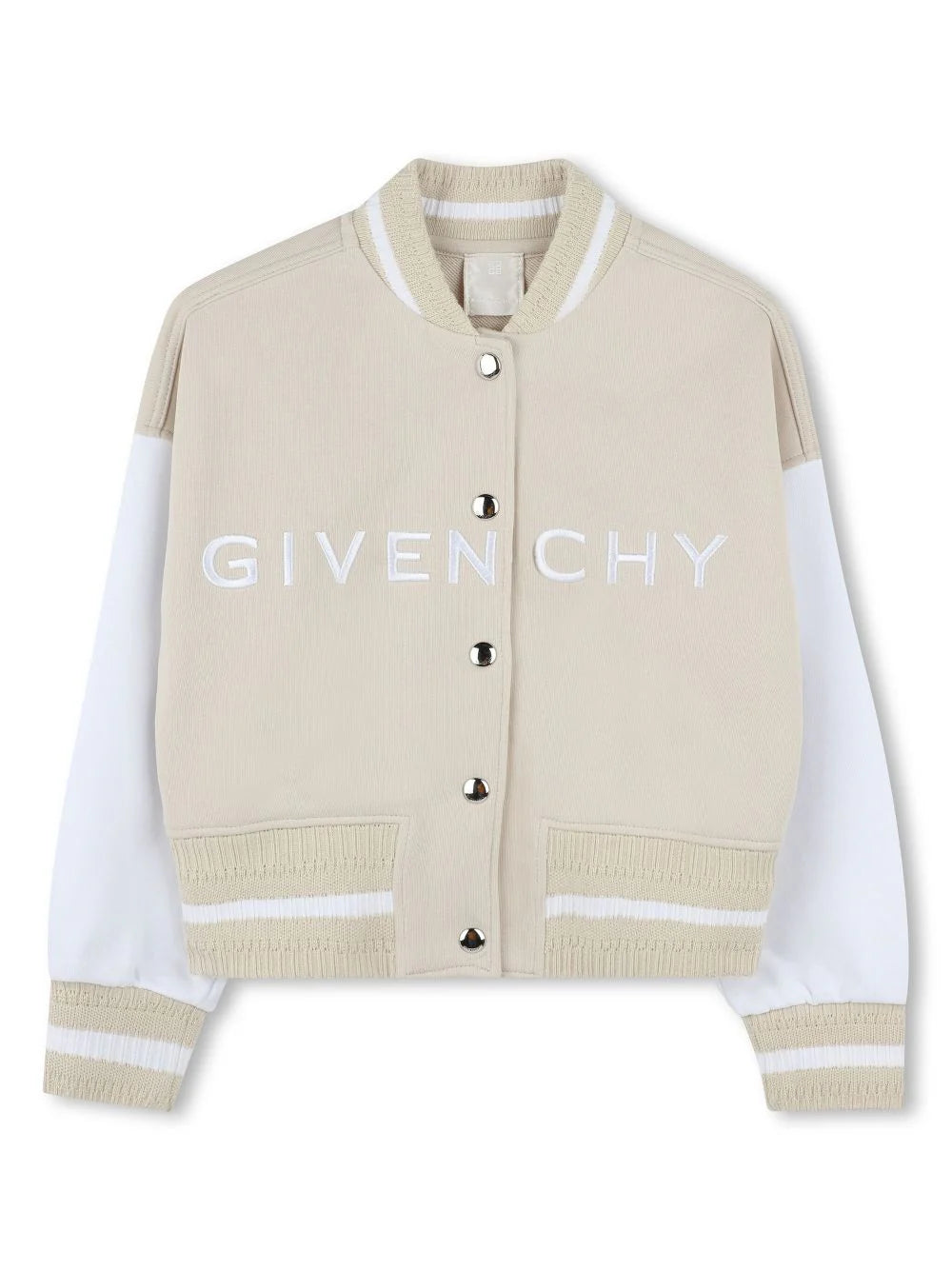 Logo-embroidered bomber jacket
