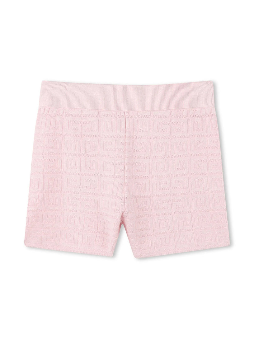 Shorts with jacquard effect