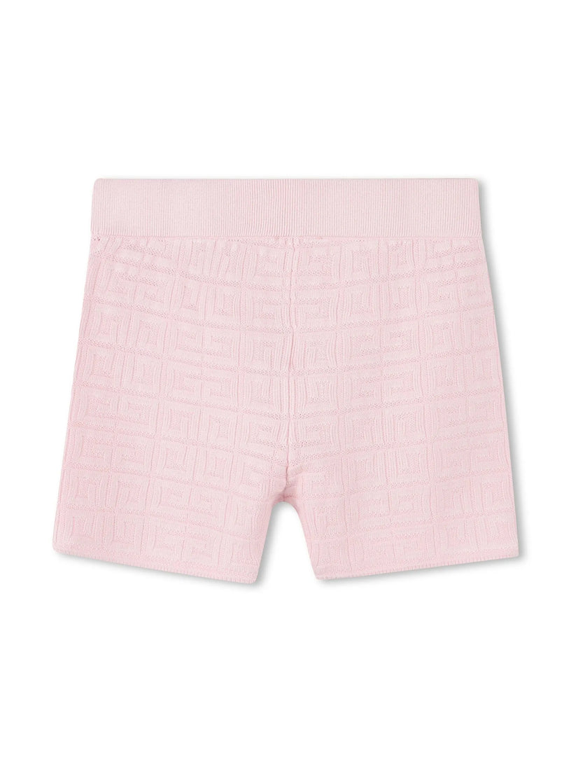 Shorts with jacquard effect