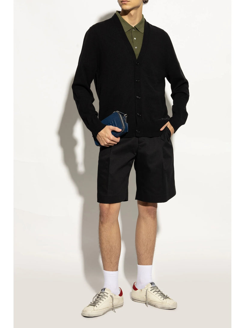Super-Star in leather with leather star and suede heel tab