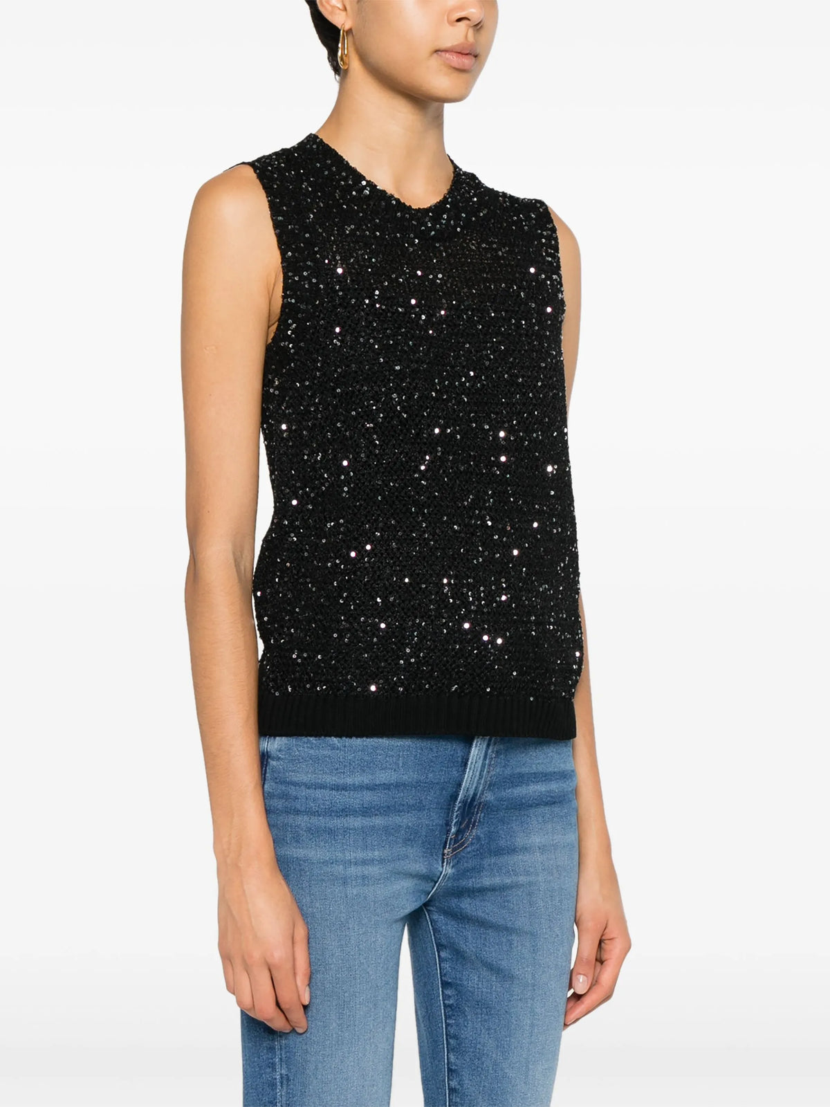 Melyssa mesh knit top