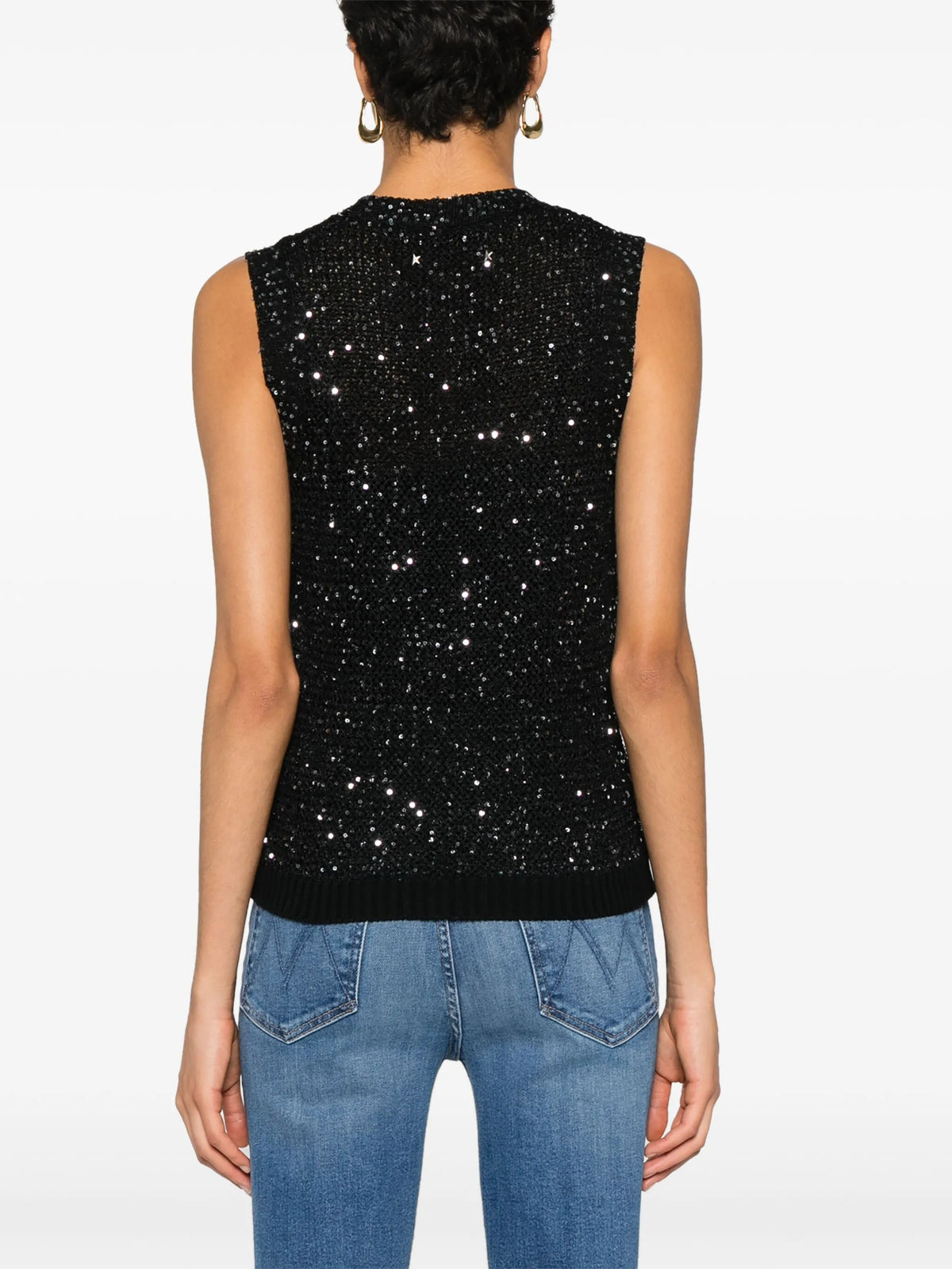 Melyssa mesh knit top
