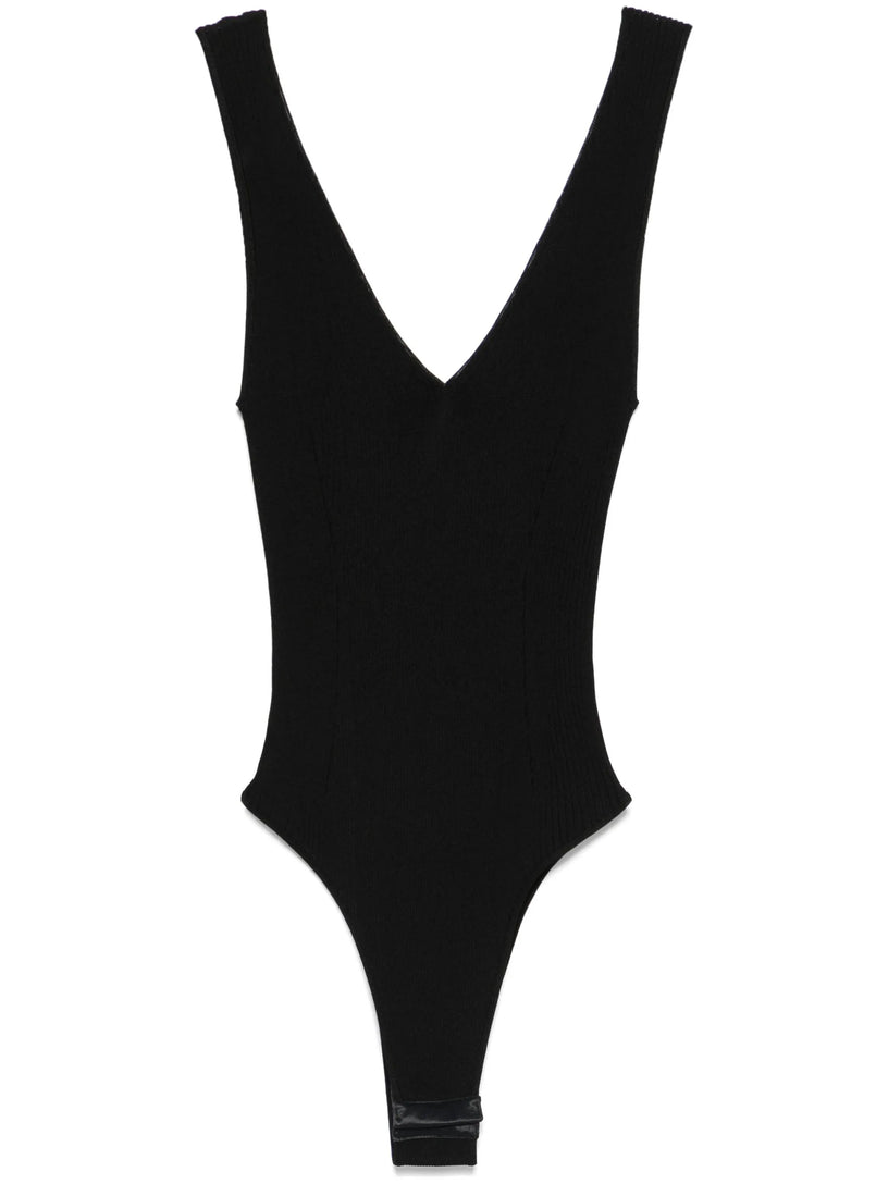 V-neck bodysuit