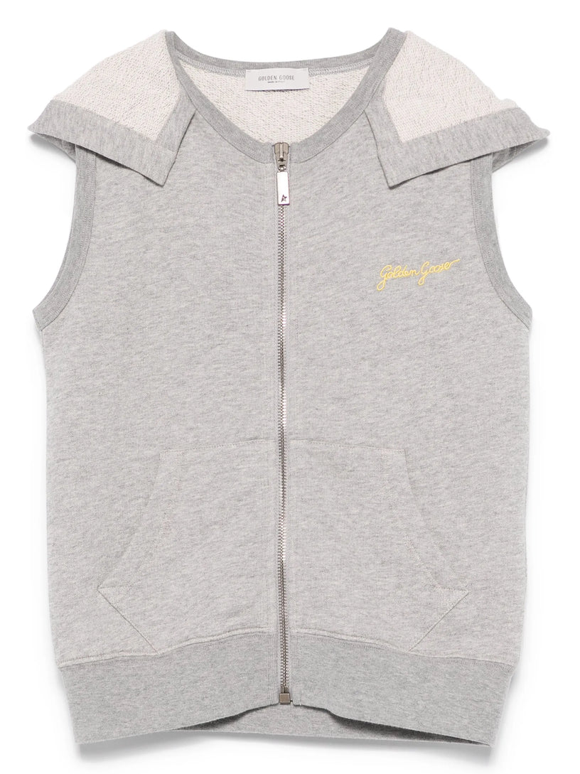 Sleeveless sweatshirt