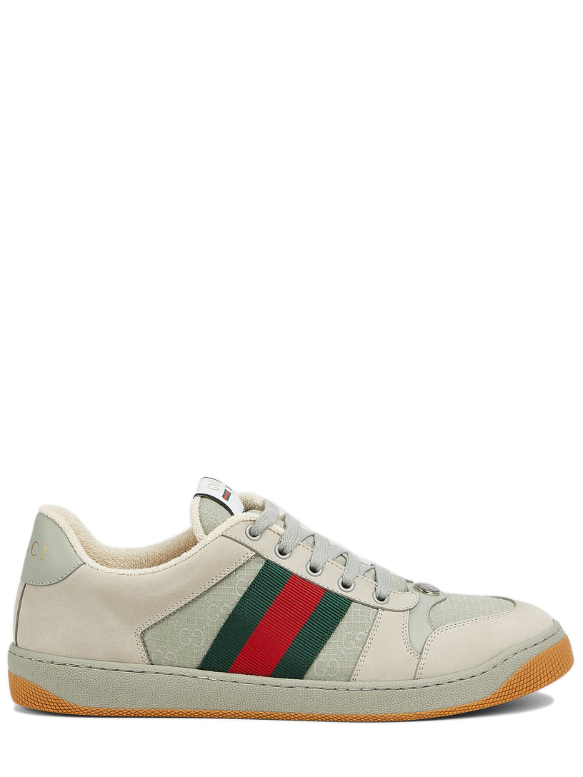 Sneaker screener con GG GUCCI Grigio Grifo210 - Main Image