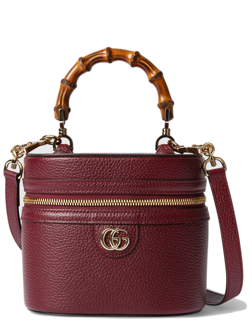 Mini bamboo shoulder bag