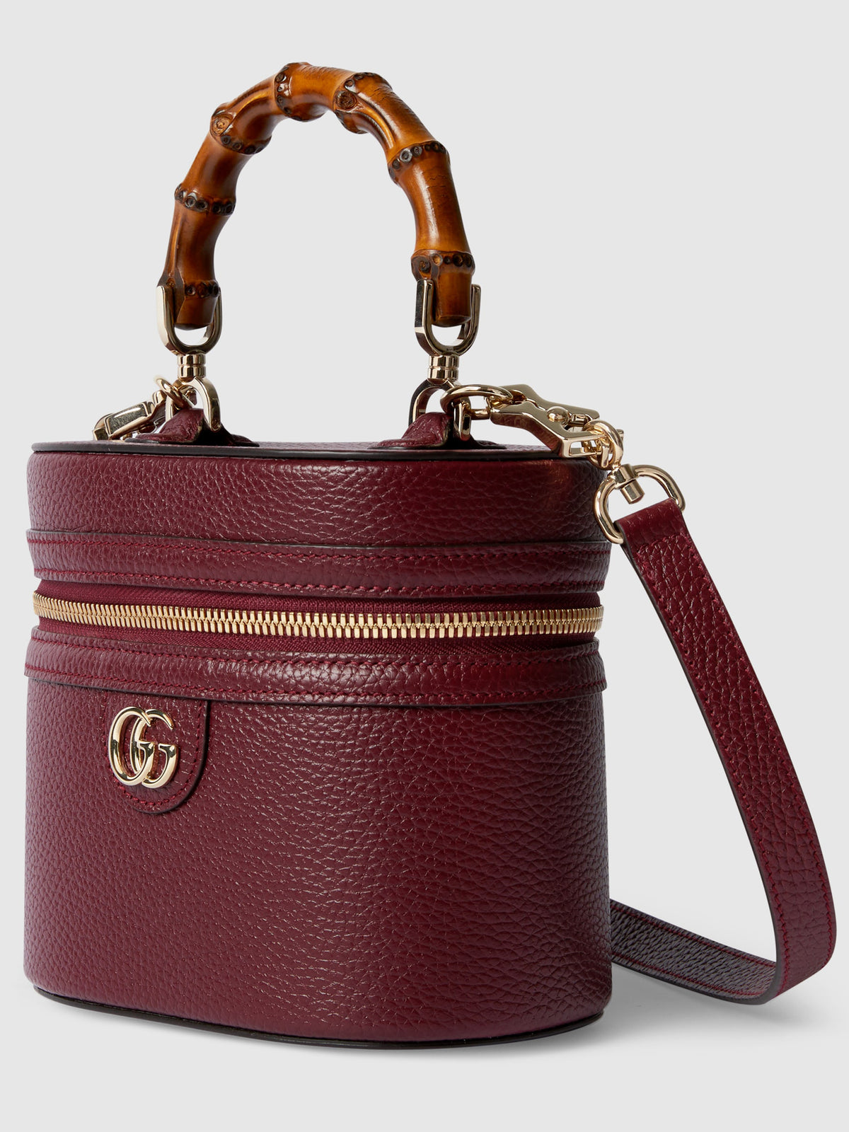 Mini bamboo shoulder bag